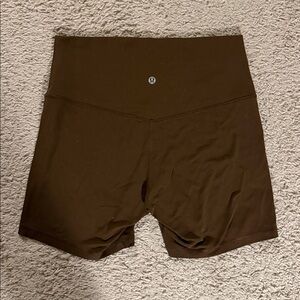 Lululemon Align Shorts 6” (Espresso)